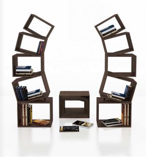 Modern raf raf istifleme bambu ekran raflar