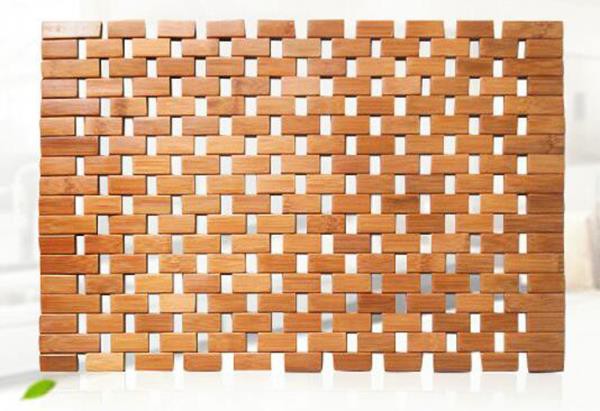 Bamboo Bath Mat For Shower