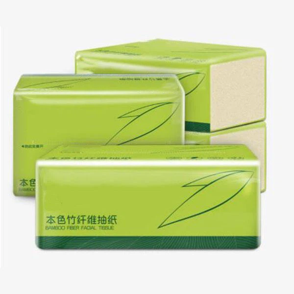 Eco-Friendly Bamboo Fiber Facial Tissues