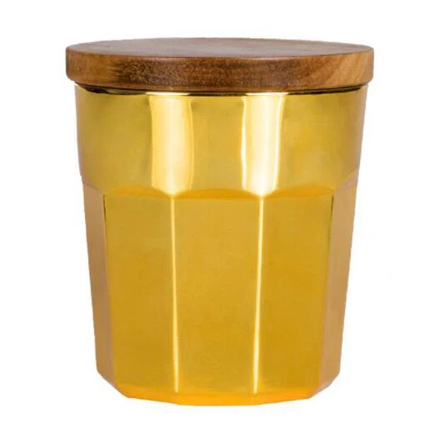 Glass Storage Bottle With Bamboo Lid